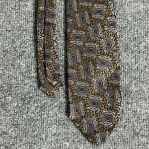 Vintage Talbot Studio Tie Mens Geometric Multicolor Robert Talbot Necktie